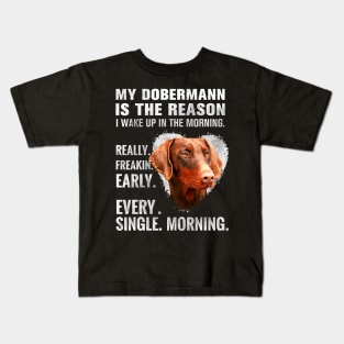 Doberman Pinscher - Dobermann Kids T-Shirt